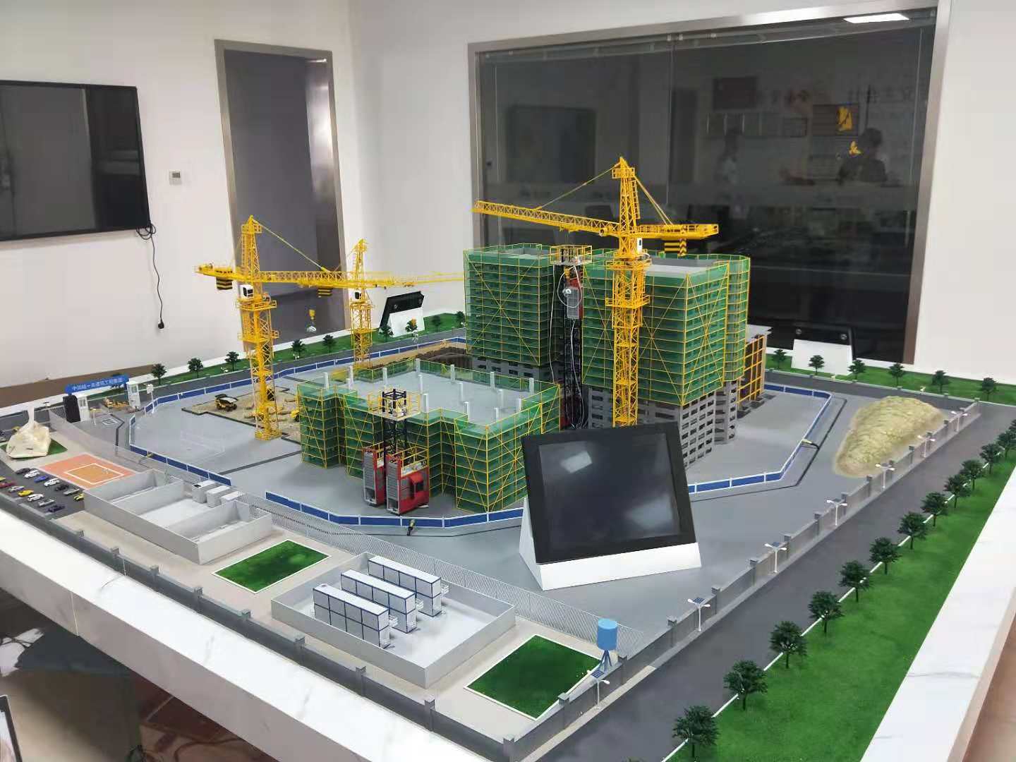 宜章县建筑施工场景模型